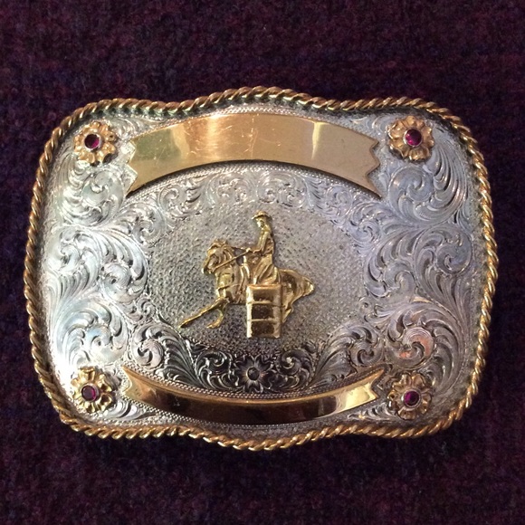 barrel racing belt buckle